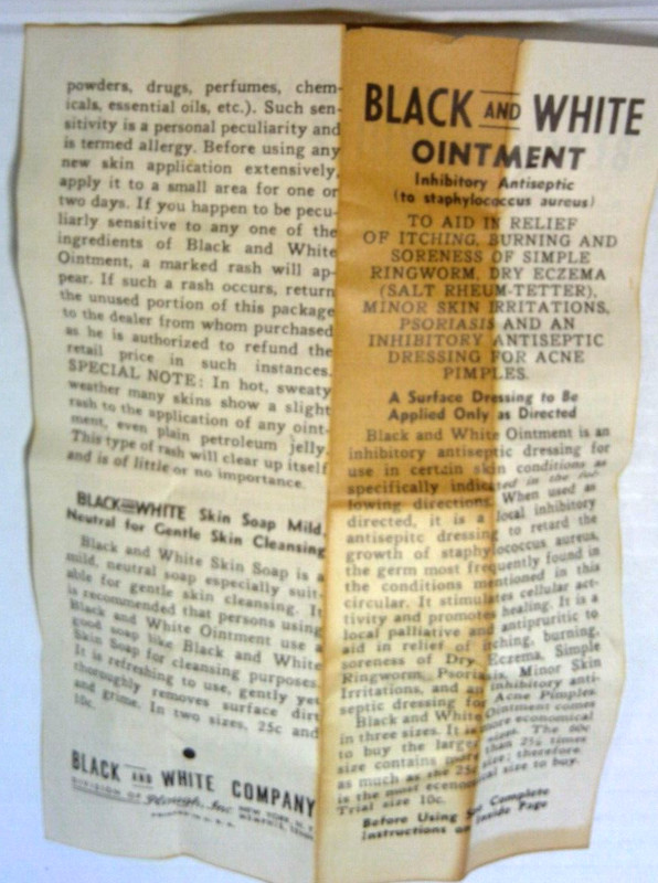 Antique lot of 3 1940's OTC's - EXPECTORANT - ANALAGESIC - ANTISEPTIC OINTMENT gallery