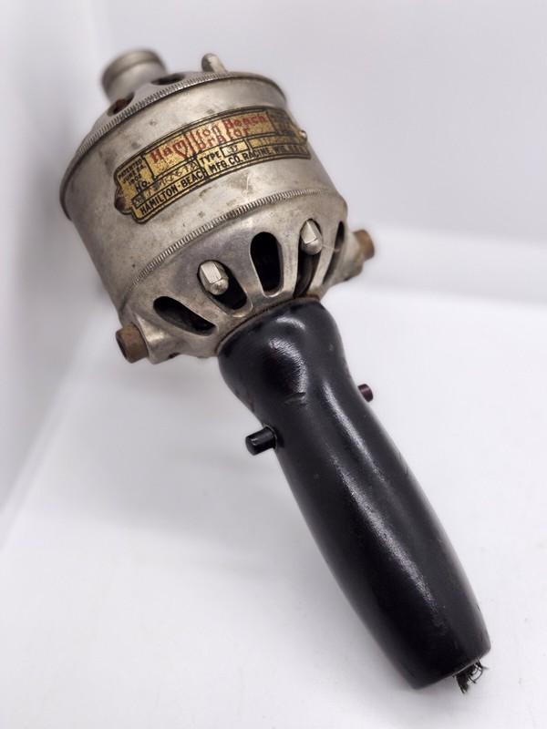 Antique Hamilton Beach Vibrator Type D Massager Cord Missing