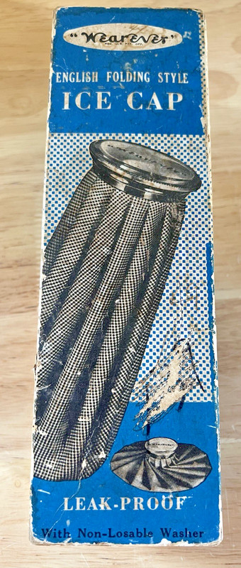 Vintage Wearever English Folding Style Ice Cap with Original Box #152