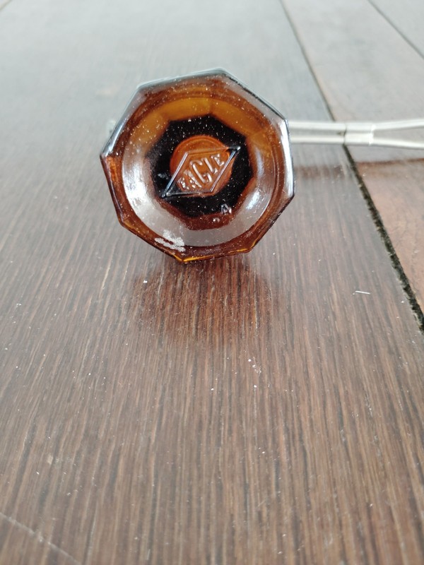 Vintage Medical Atomizer Amber Glass Apothecary gallery