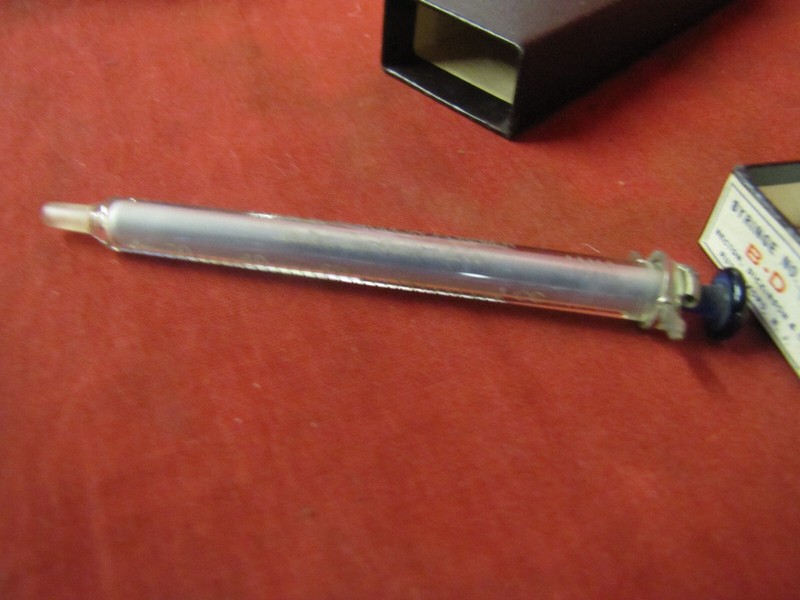 Antique Glass Becton, Dickinson & Co. X-Acto Syringe #4 gallery
