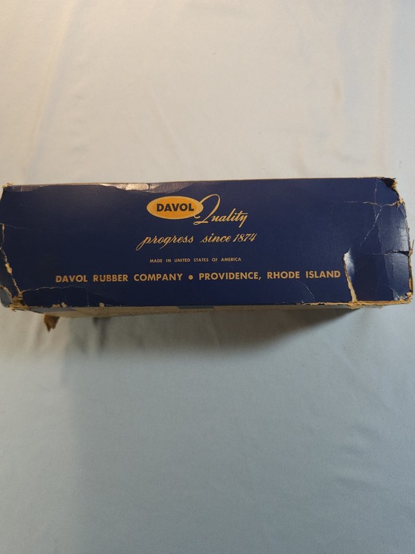 Vintage Davol Quality English Ice Bag 439 Medium/ 9"D. Original Box Made in USA gallery