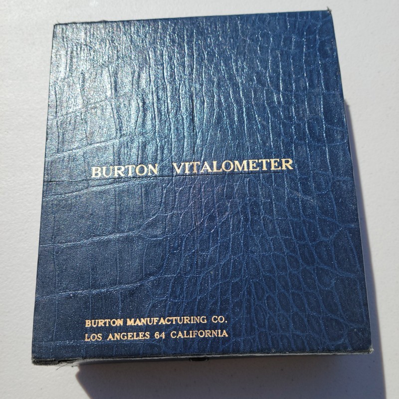 VINTAGE BURTON’S VITALOMETER TOOTH TESTER DIAGNOSTIC KIT UNTESTED