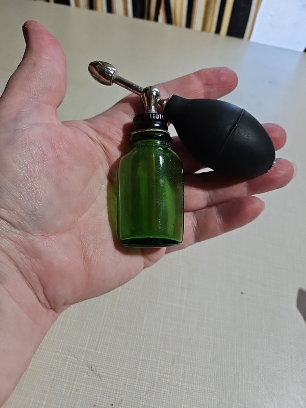 Antique Glass Atomizer Medical Use For Nasal Spray. Devibiss Company