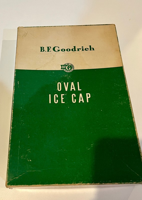 The B.F. Goodrich Company Oval Ice Cap No 29 Rubber Goods Vintage Collectible