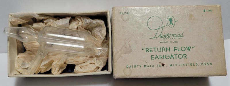 VINTAGE DAINTY-MAID RETURN FLOW EARIGATOR EARLY 20TH CENTURY MEDICAL DEVICE