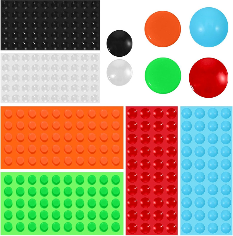 280 Pcs Bump Dots for Visually Impaired, Silicone Braille Stickers Low Vision Ai gallery