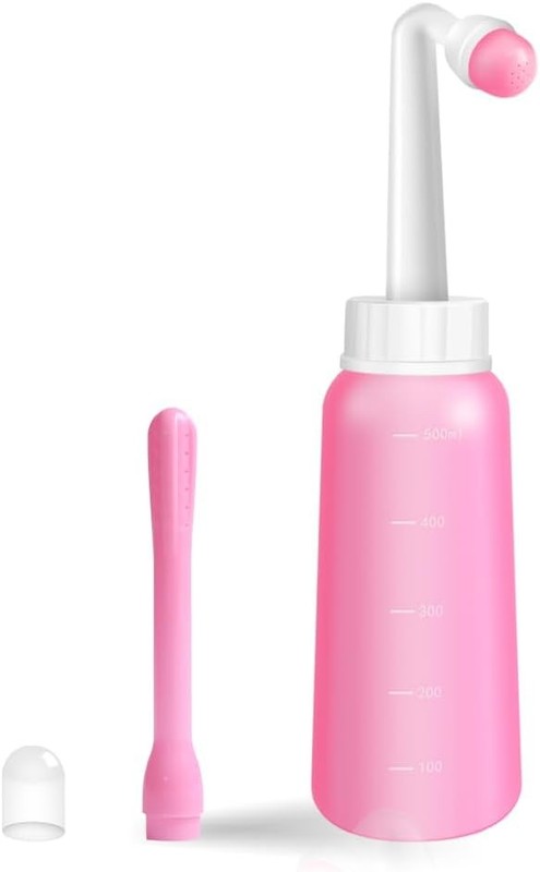 Peri Bottle Vaginal Douche- Postpartum and Perineal White,pink