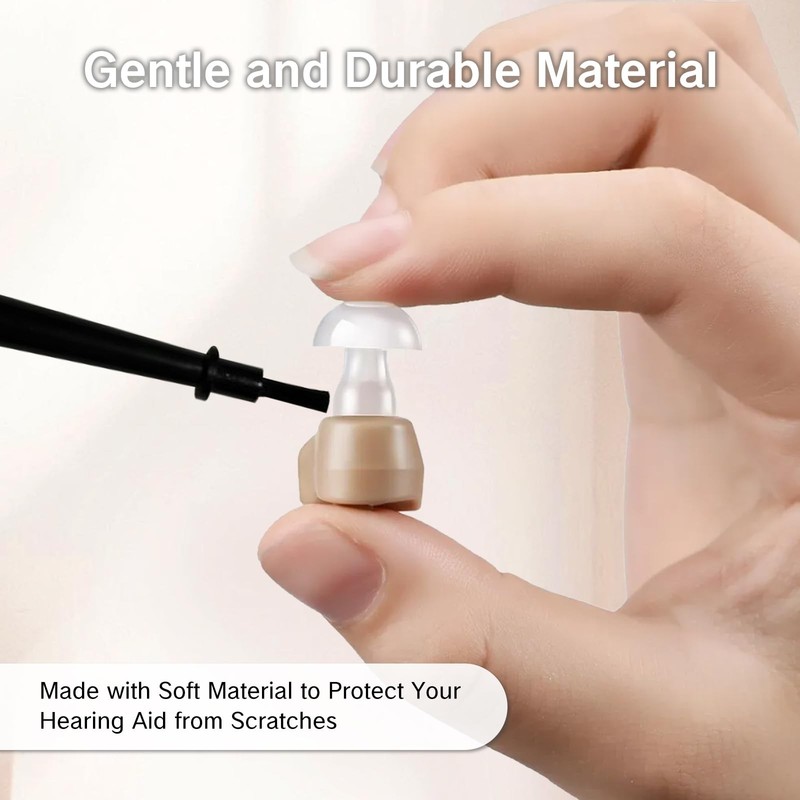 NIIIYTYB 5 Pieces Hearing Aid Cleaning Tools Kit in Ear Monitor 5 PACK, Black gallery