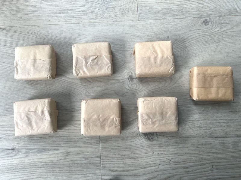 7x Vintage USSR Medical Cotton Wool Packs – 50g Each, Sealed – 1989 & 1992 gallery