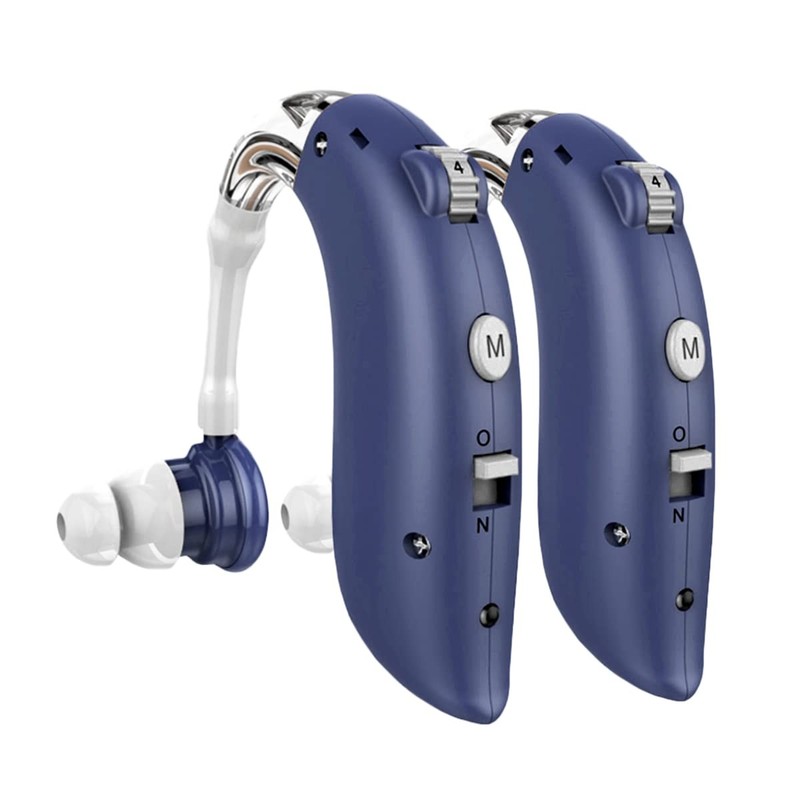 DELLONA High-Performance Hearing Aids for Seniors Severe Loss, Blue