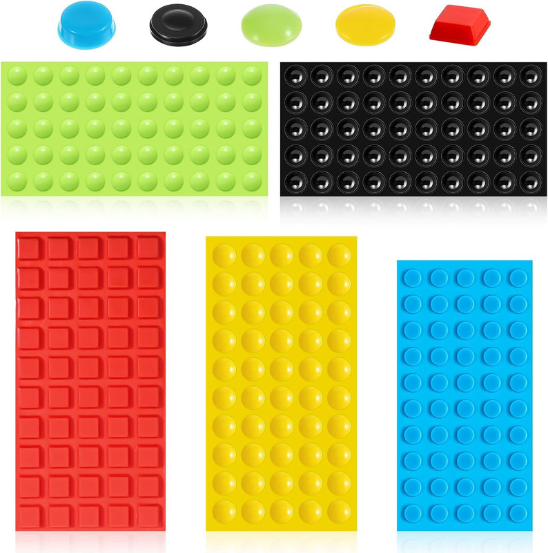 250PCS Bump Dots for Visually Impaired Bump Dots Silicone Braille Stickers Assor gallery