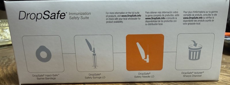 25 Gauge 1 inch Needle 100 Pack, Luer Lock 25G /1inch gallery