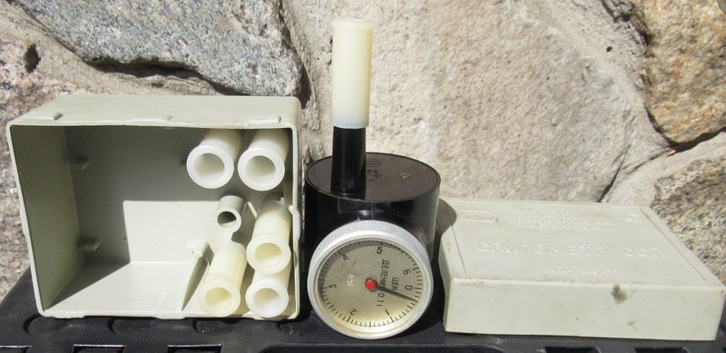 Original-Soviet spirometer medical SSP dry portable ussr , not used , Very Rare