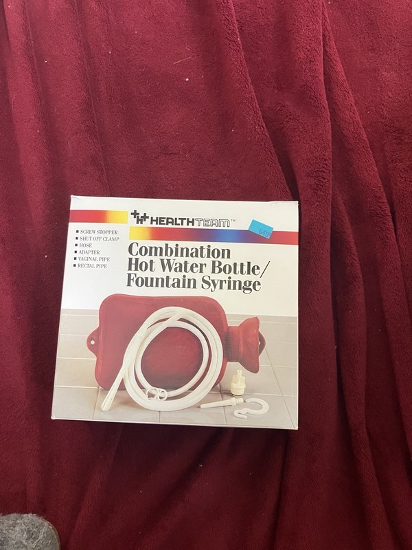 Health Team Combination Hot Water bottle: Fountain Suringe