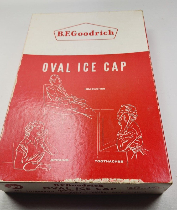Vintage B. F. Goodrich Oval Ice Cap No. 29 w/Original Box Unused gallery