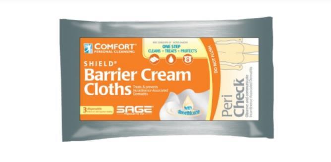 McK Comfort Shield Incontinent Care Wipe Soft Pack Dimethicone Unscented 3 Count