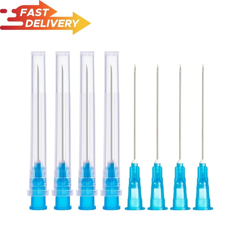 23 Gauge 1.5 Inch Needle 100-Pack,Injection Needles Luer 23G (38MM)