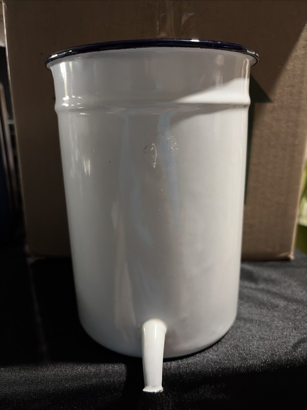 Vintage Surgical Ware Irrigator White Enamel