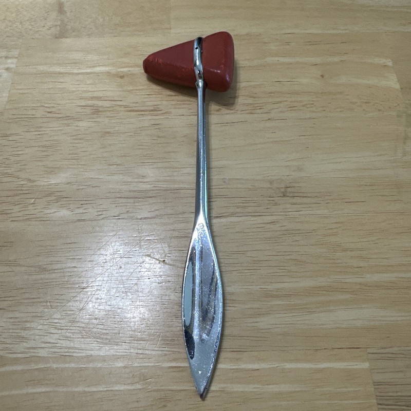 Vintage Medical Reflex Hammer Doctor Rubber Emergency Room Tool Knee Jerk Test