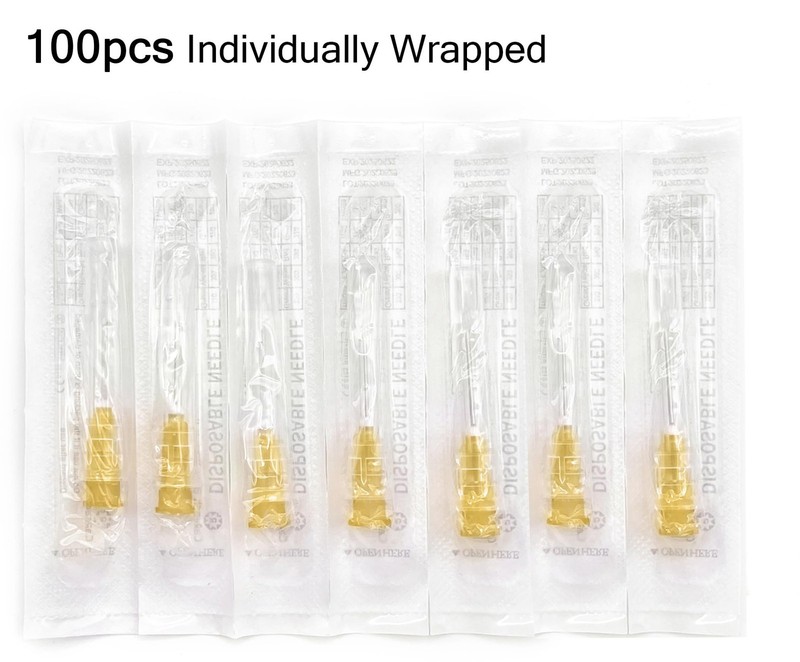 100Pack 25Ga 1.5 inch Needles Luer Lock Lab Dispensing 25G gallery