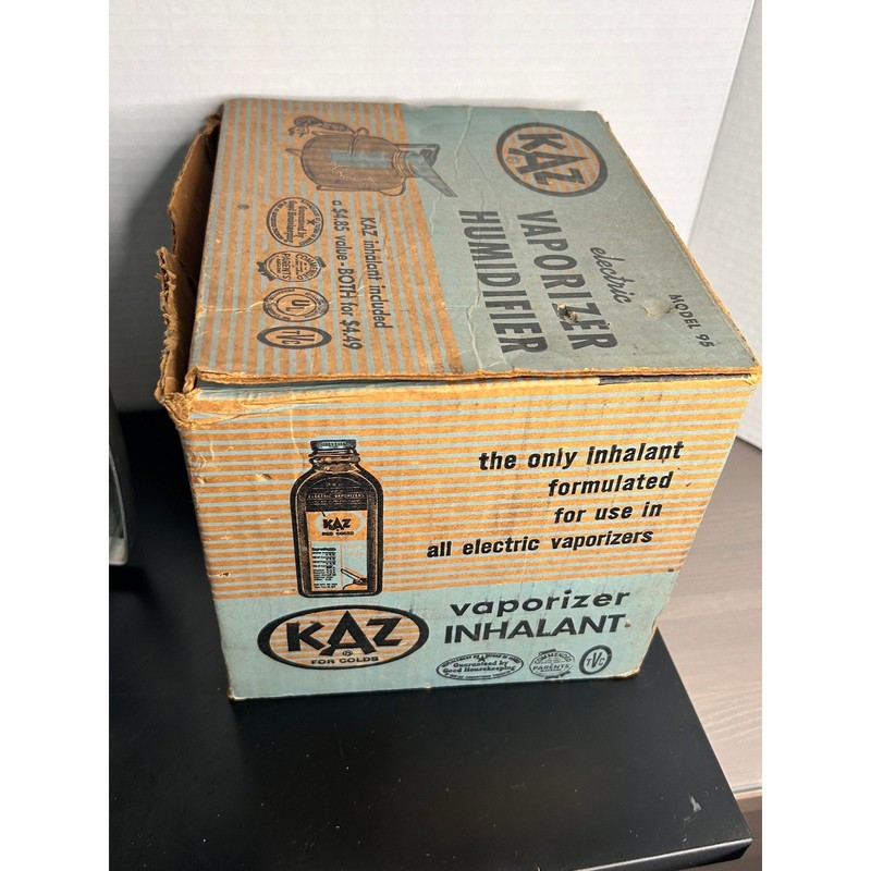 Vintage KAZ Electric Vaporizer and Humidifer Model # . 95 W/ Original Box gallery