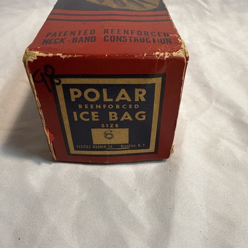 Vintage Mid-Century 1950s Ice Bag or Cap Ice Pack size 6 in box gallery