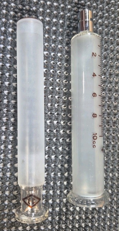 Vintage Clayton Interchangeable 10cc Glass Syringe gallery