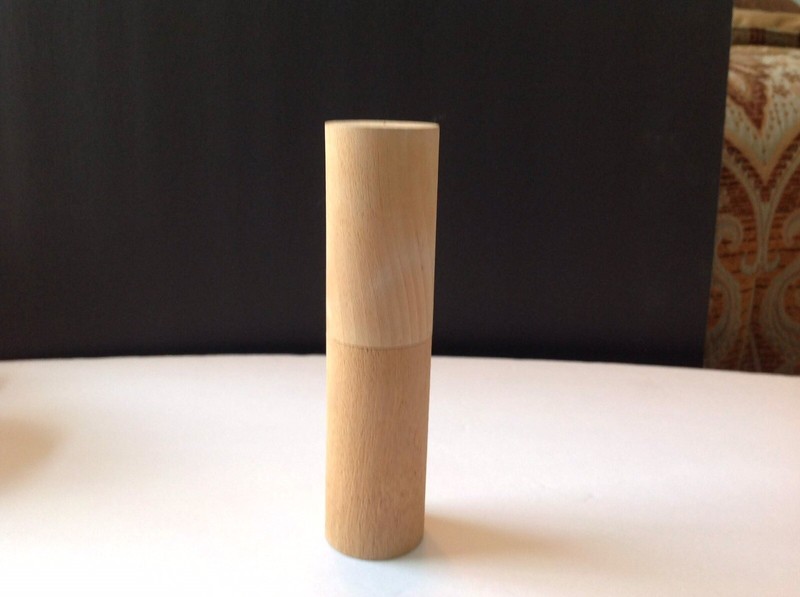 Vintage Rubber Bulb Glass Syringe In Wood Tube Container. Measurements Are Below gallery
