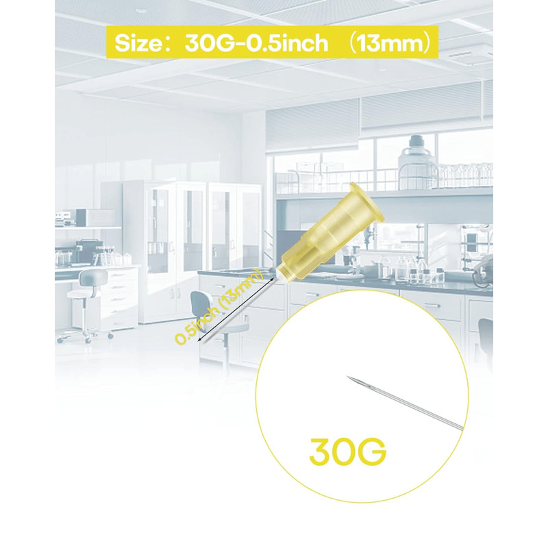GODCREAT 30-Gauge Disposable Sterile Needles (100-Pack) gallery