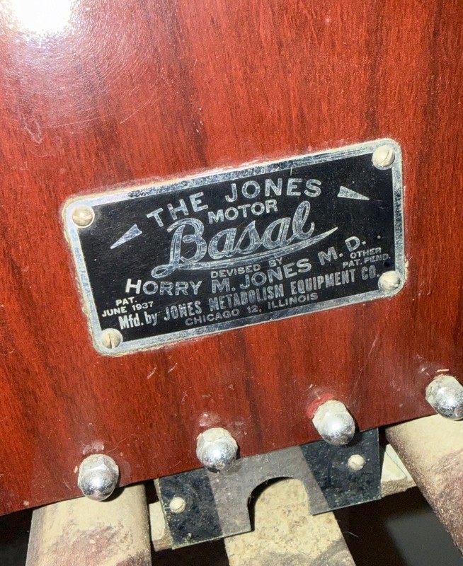 1937 Jones Motor Basal Metabolism Apparatus – Rare Medical Testing Device gallery