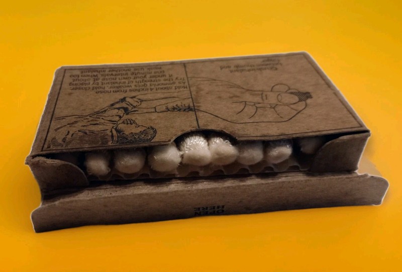 Ammonia Inhalants Original Box with 10 Inhalers Vintage 1930s-40s Era gallery
