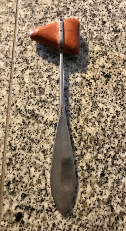 Vintage Medical Doctor’s Knee Reflex Hammer Tool 7.75” Long – Made in Taiwan