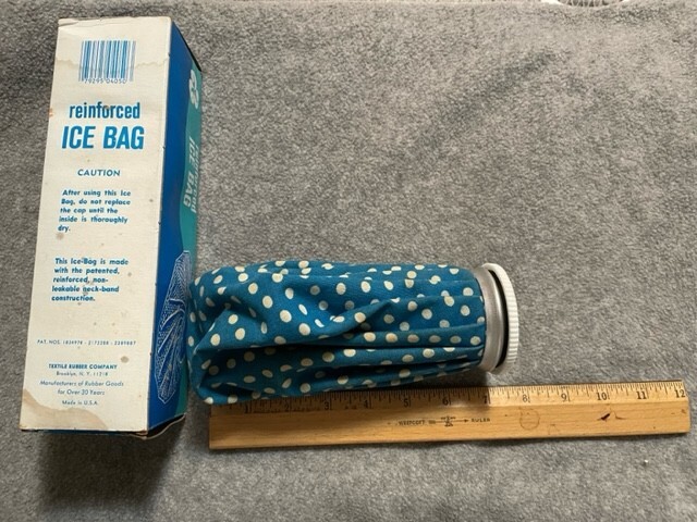 Vintage Reinforced Ice Bag Textile Rubber Company gallery