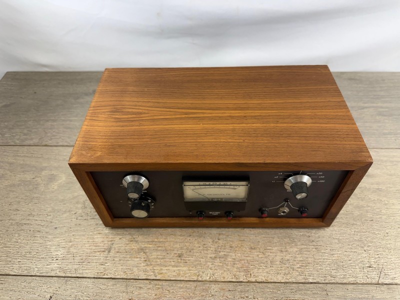 Vintage Electromyometer Analog Instrument Wood Case P-P Microvolts gallery
