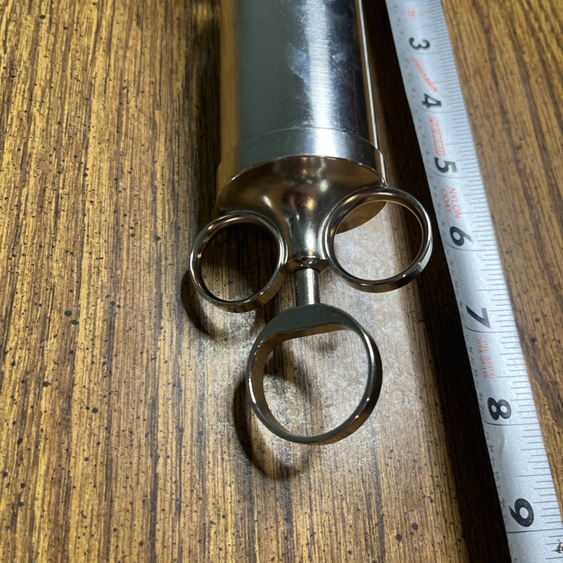 Vintage? Ear Syringe Apothecary Medical Instruments Hypodermic Steel Miltex gallery
