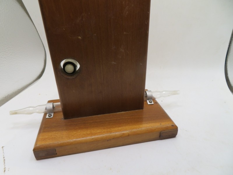 Early Standup desk model Baumanometer wood and fluted glass 15 x 7 inch gallery