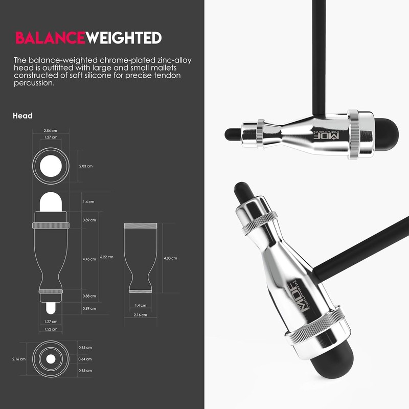 MDF Instruments, Tromner Neurological Reflex Hammer with Built-in Brush for... gallery