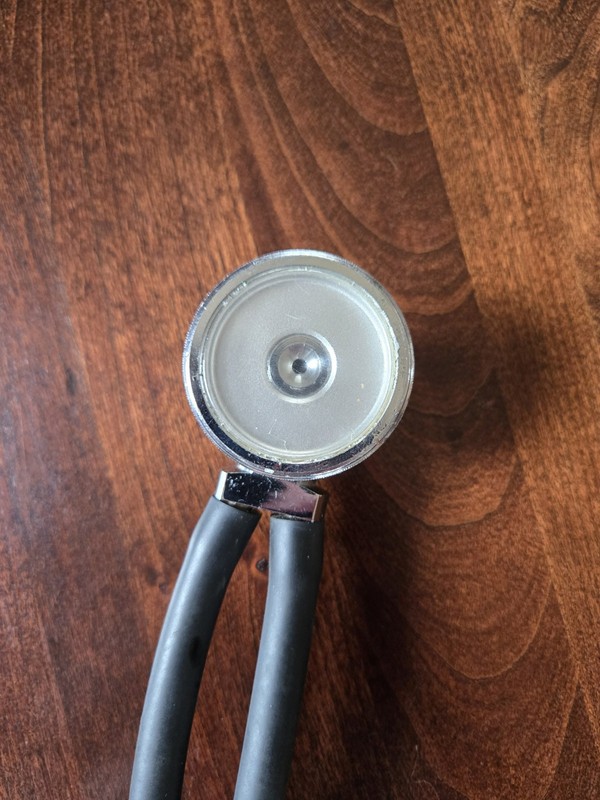 Vintage Black Classic Cardiology Stethoscope Chromed Stainless gallery