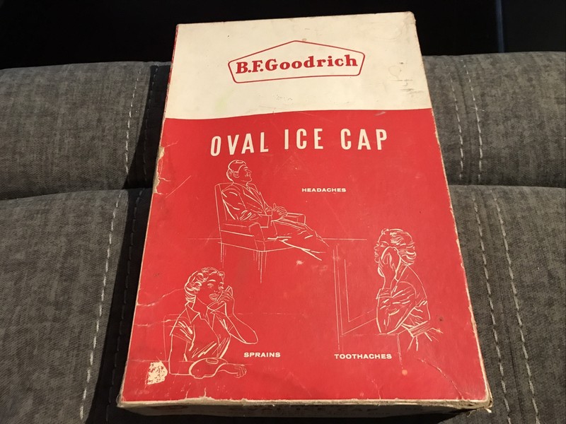 Vintage BF Goodrich Oval Ice Cap #29 In Box