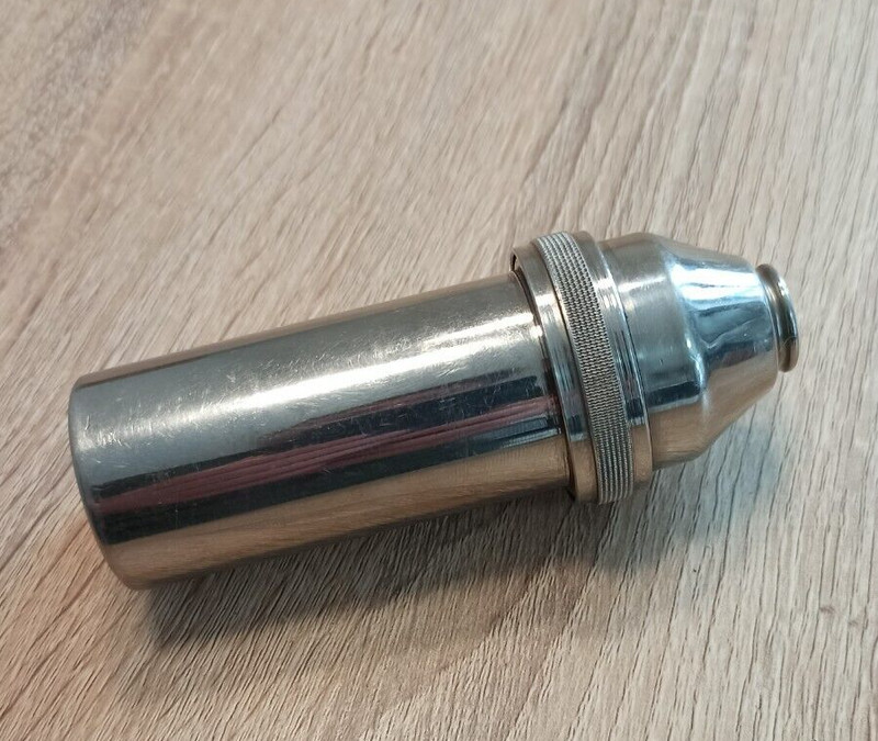 Vintage miniature polish stainless steel sterilizer. 1960-70. Original