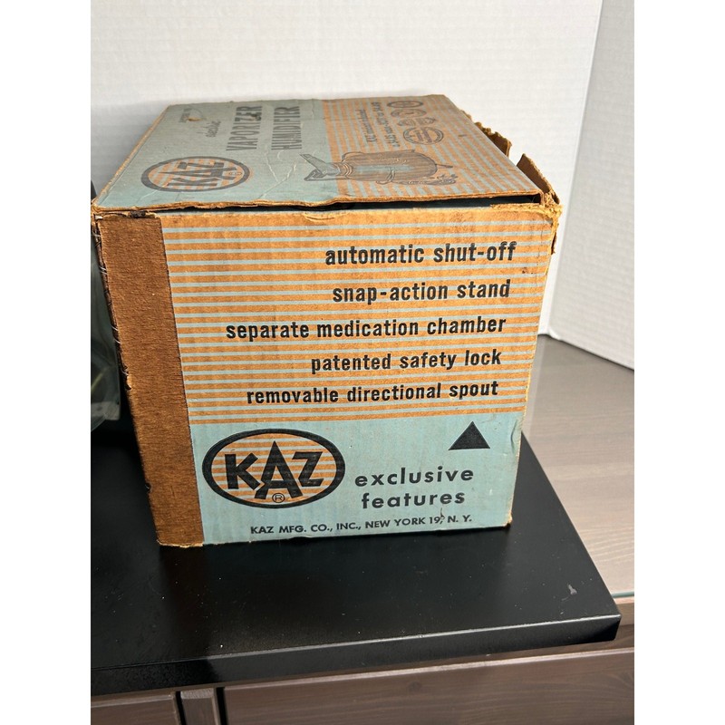 Vintage KAZ Electric Vaporizer and Humidifer Model # . 95 W/ Original Box gallery
