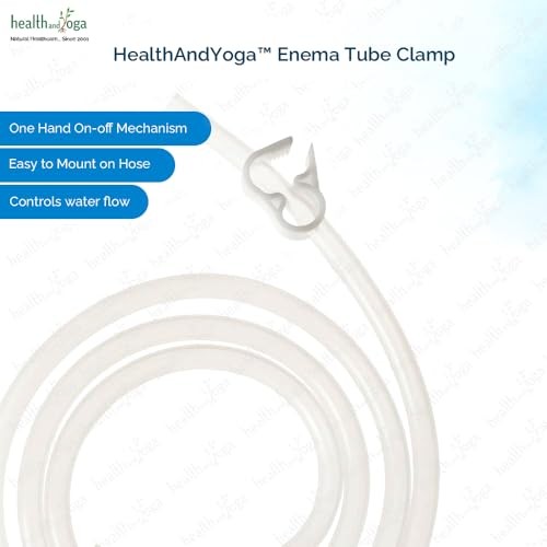 HealthAndYoga™ GutFlo Enema Kit (Stainless Steel Bucket- 2 Quarts, Silver gallery