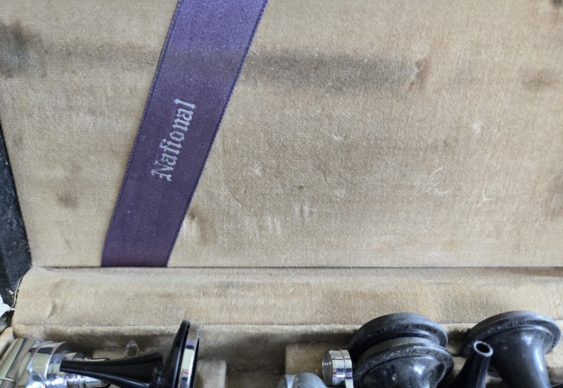 Vintage Rare National Otoscope (ENT Ear, Nose & Throat) and Ophthalmoscope Kit gallery