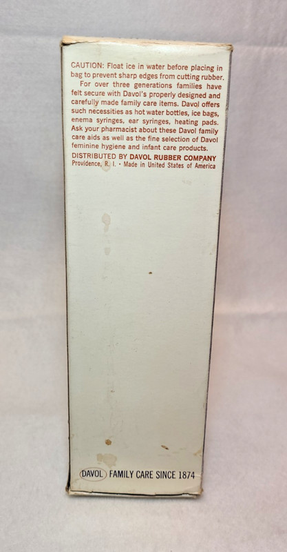 Vintage Davol 11" English Ice Bag, #442, NOS Not For Use gallery