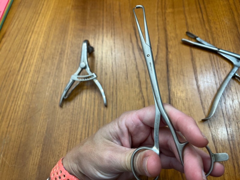 LOT Vtg Medical Stainless Steel Crown Marking Clamps Scissors gallery