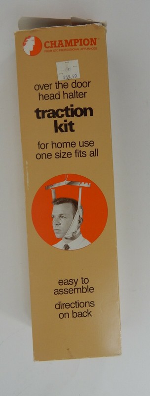 Vintage Champion Over the Door Head Halter Traction Kit Made in USA gallery