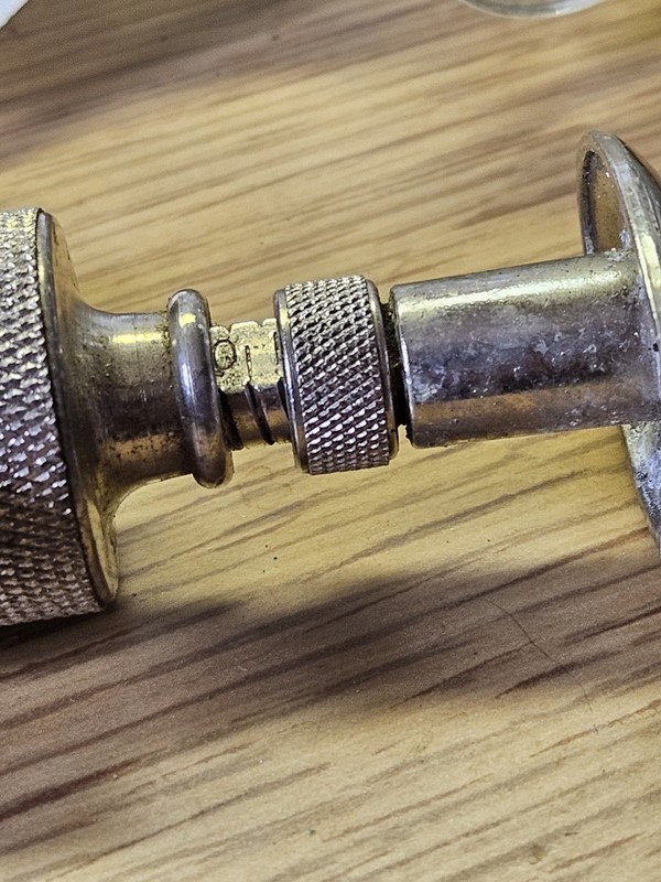 Vintage Veterinarian Syringe And Needle 10cc Metal And Glass