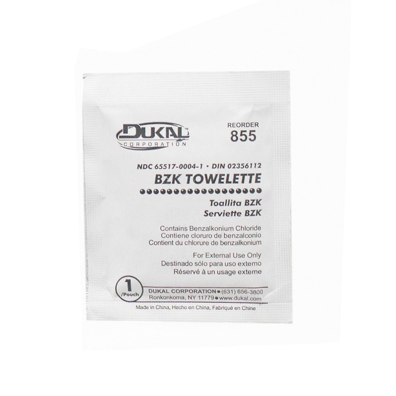 BZK Towelette, 5 W x 8 L (Pack of 1200)