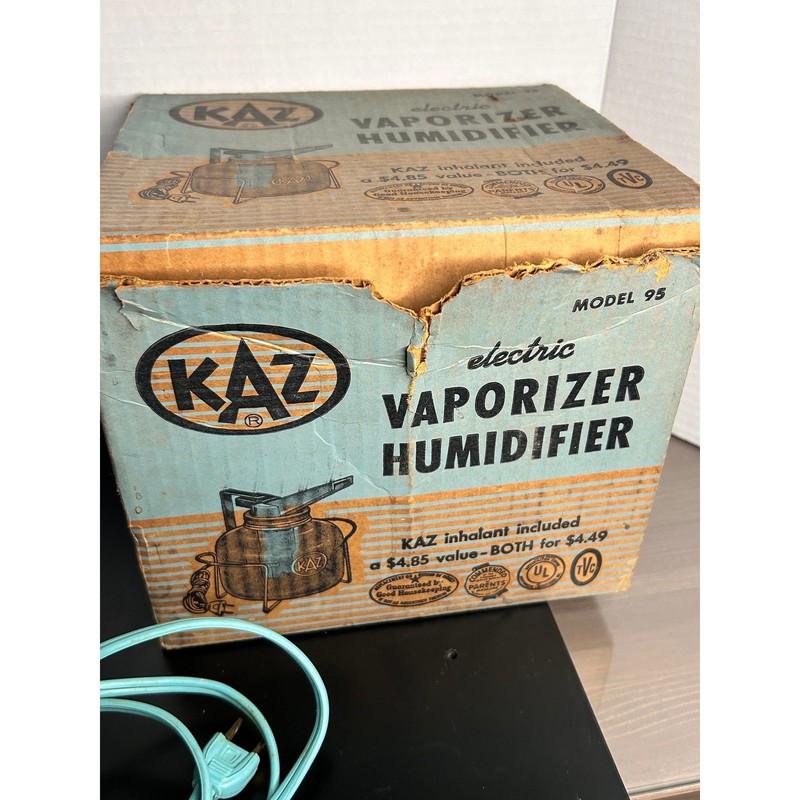 Vintage KAZ Electric Vaporizer and Humidifer Model # . 95 W/ Original Box gallery